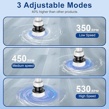 9-in-1 Electric Spin Scrubber-Cordless